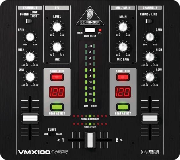 BEHRINGER VMX100USB - DJ-микшер.