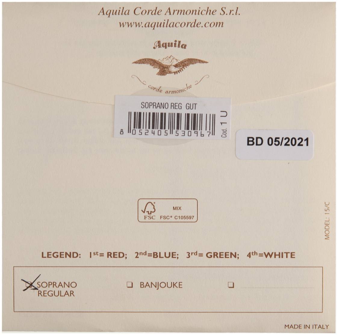 AQUILA 1U - Струны для укулеле сопрано