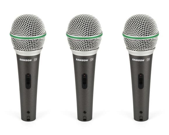 SAMSON Q6 3-Pack - Комплект из 3-х динамических микрофонов