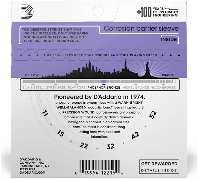 D'ADDARIO EJ26 - Струны для акустической гитары