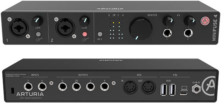 ARTURIA MiniFuse 4 Black - Звуковая карта