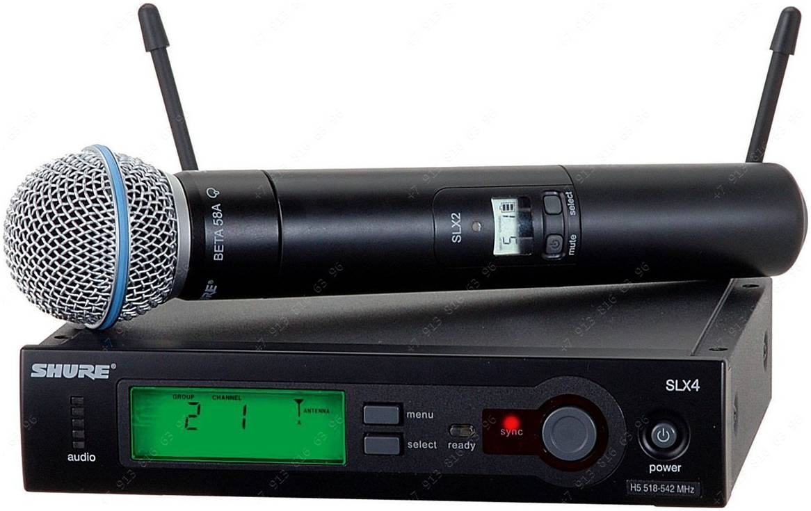 SHURE SLX24E/SM58 P4 702 - 726 MHz - Радиосистема