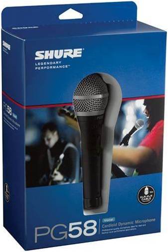 SHURE PG58 XLR - Микрофон