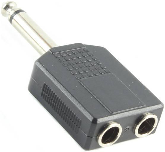 SOUNDKING CC313 Переходник (разъем переходной) 6,35мм, штекер, моно - 2х6,35мм,...