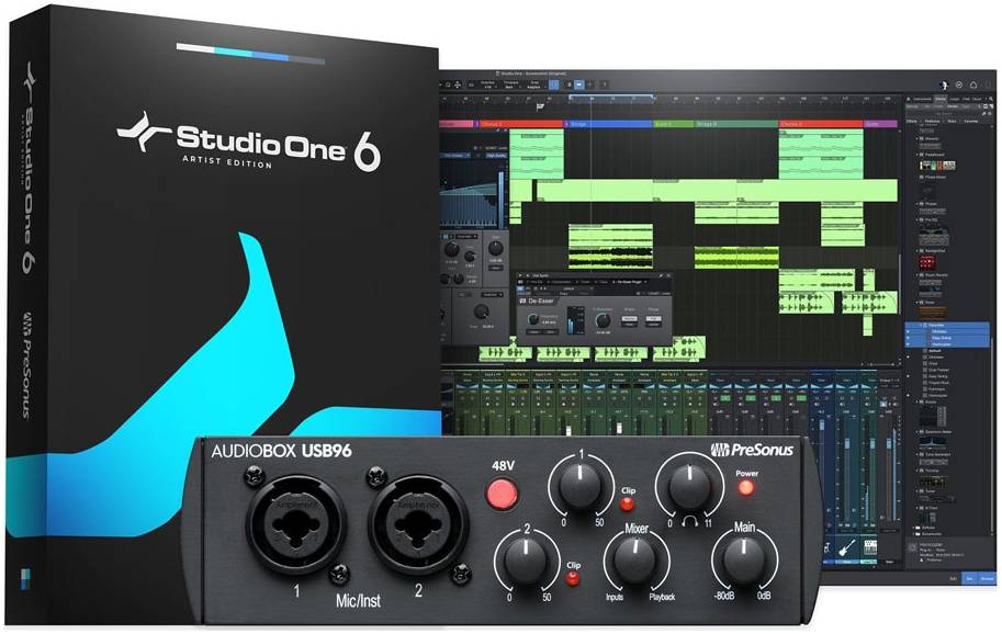PRESONUS AudioBox 96 25th Anniversary Edition - аудиоинтерфейс USB 24бит/96кГц.