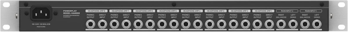 BEHRINGER HA8000 V2 V2 - Предусилитель для наушников