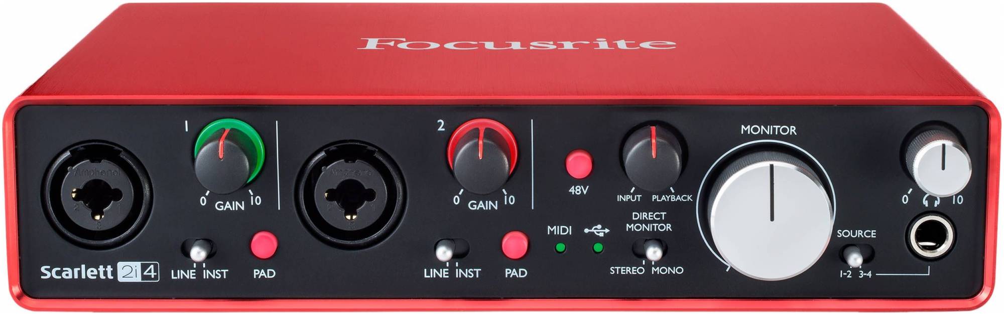 FOCUSRITE Scarlett 2i4 2nd Gen - Звуковая карта