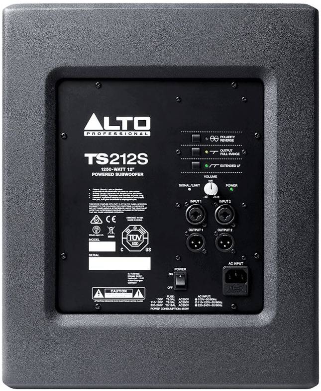 ALTO TS-SUB212S - Сабвуфер