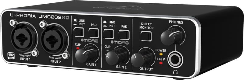 BEHRINGER UMC202HD - Звуковая карта