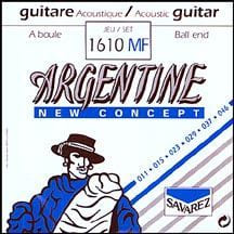 SAVAREZ 1610MF Argentine - Струны для акустических гитар; Посеребренная обмотка