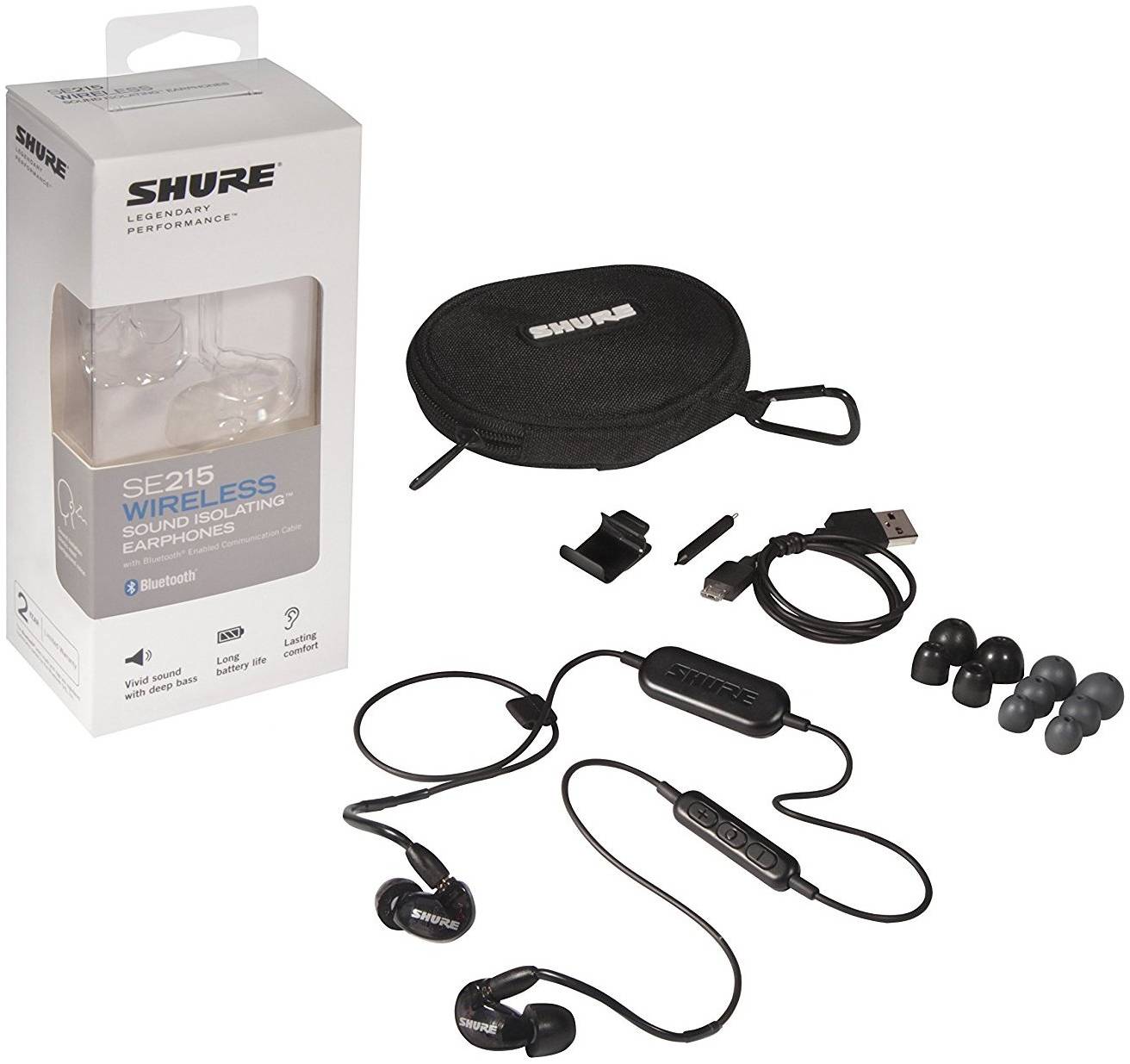 SHURE SE215-K-BT1-EFS - Наушники вставные