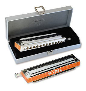 54480C De Luxe Steel C Губная гармошка хроматическая, Seydel Sohne