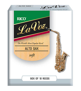 RJC10SF La Voz Трости для саксофона альт, мягкие (Soft), 10шт, Rico