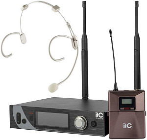 ITC T-530C - радиосистема UHF одноканальная с одним головным микрофоном....