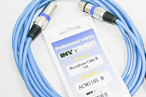 INVOTONE ACM1105/B - Микрофонный кабель, XLR(M) <-> XLR(F)