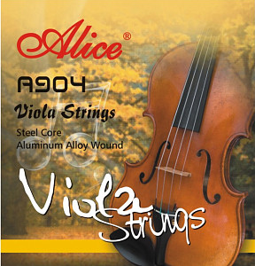A904 Комплект струн для альта, сталь/сплав алюминия, Alice