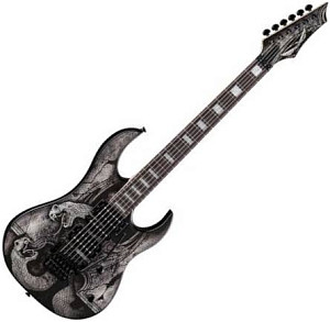 DEAN MAB4 - электрогитара типа «Ibanez»,24 лада,25 1/2,HSH,1V+1T, FR, графика...
