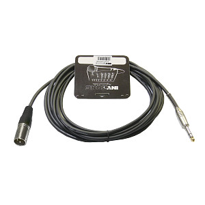 INVOTONE ACM1010S/BK - Микрофонный кабель, 6,3 джек стерео <-> XLR (папа);