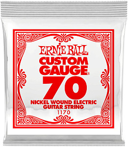 ERNIE BALL 1170 Nickel Wound .070 - Струна одиночная для электрогитары