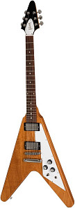 GIBSON Flying V Antique Natural электрогитара, цвет натуральный, в комплекте...