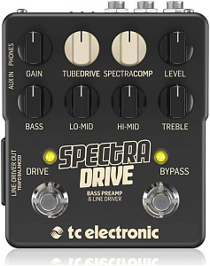 TC ELECTRONIC SPECTRADRIVE напольный предусилитель для бас-гитары / директ...