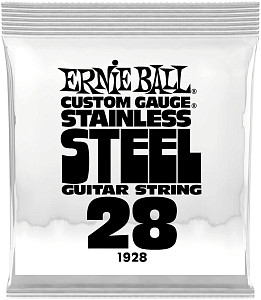 ERNIE BALL 1928 Stainless Steel .028 - Струна одиночная для электрогитары