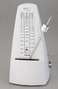 WSM-330WH Метроном механический белый Cherub