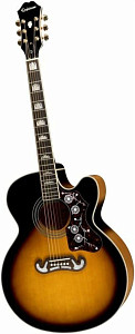 EPIPHONE EJ-200CE Vintage Sunburst - Гитара электроакустическая