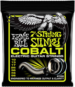 ERNIE BALL 2728 Cobalt Slinky Regular 10-56 - Струны для 7 струнной электрогитары