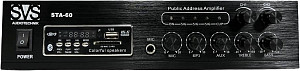 SVS AUDIOTECHNIK STA-60 Радиоузел, 100 В (4, 8, 16 Ом), усилитель мощности...