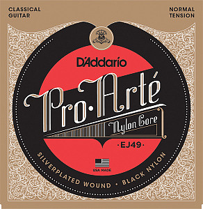 EJ49 PRO ARTE Струны для классической гитары нейлоновые Normal D`Addario