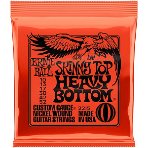 ERNIE BALL 2215 - Струны для электрогитары Nickel Wound Skinny Top Heavy Bottom