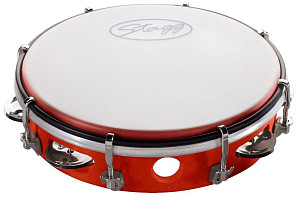 Stagg TAB-108P RD - Настраиваемый тамбурин