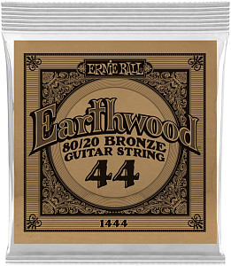 ERNIE BALL 1444 Earthwood 80/20 .044 - Струна одиночная для акустической гитары
