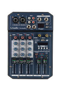 LAudio T4-LAudio - Микшерный пульт, 4 канала