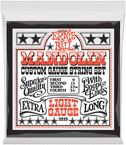 ERNIE BALL 2323 Stainless Steel Medium 9-34 - Струны для мандолины