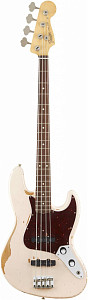 FENDER Flea Jazz Bass RW Roadworn Shell Pink - Бас-гитара