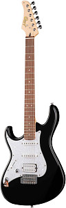 CORT G250-LH-BLK G Series Электрогитара леворукая, черная, Cort
