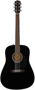FENDER CD-60S Black WN - Гитара акустическая
