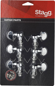 Stagg KG395CR - Колки для гитары 3L+3R