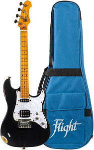 FLIGHT Pathfinder Tenor BK Relic - Электроукулеле тенор