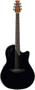 OVATION APPLAUSE AE44II-5 Mid Cutaway Black электроакустическая гитара