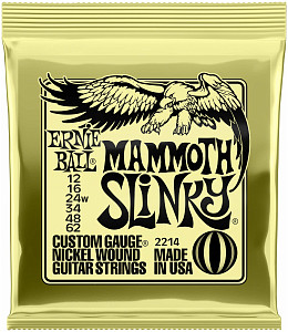 ERNIE BALL 2214 Nickel Wound Slinky Mammoth 12-62 - Струны для электрогитары