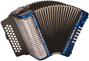 HOHNER Corona II GCF dark blue - Аккордеон диатонический