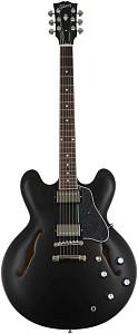GIBSON 2019 ES-335 SATIN TRANS BLACK полуакустическая электрогитара, цвет...