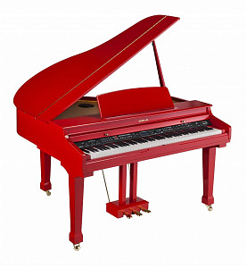 ORLA Grand-500-RED-POLISH Цифровой рояль, с автоаккомпанементом, красный,...