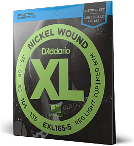 D'ADDARIO EXL165 5 - Струны для бас-гитары 5 струнной