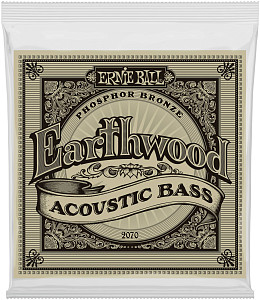 ERNIE BALL 2070 Earthwood Phosphor Bronze 45-95 - Струны для бас-гитары акустической
