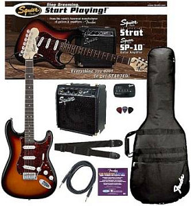 FENDER SQUIER SE SPECIAL/SQUIERr® SP-10 AMPLIFIER SUNBURST - Электрогитара