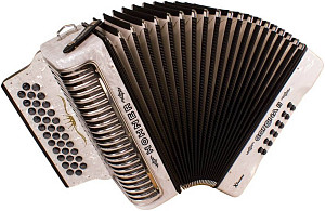 HOHNER Corona II XTREME EAD white - Аккордеон диатонический